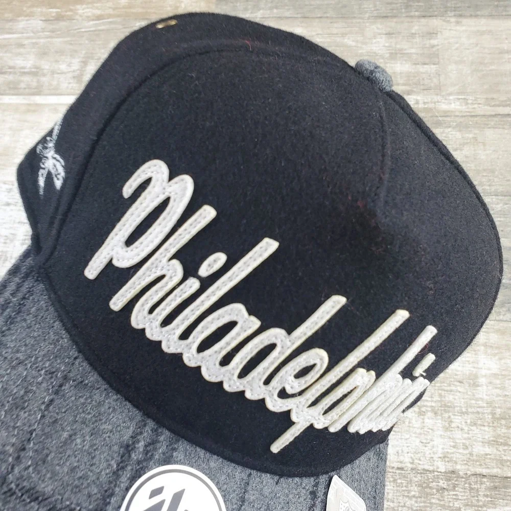 Philadelphia Eagles 47 Brand Hitch Snapback Hat Plaid Wool‎ OSFA